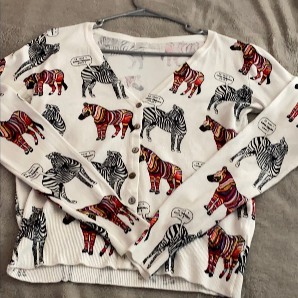 Zebra Cardigan